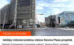 Iekšējo inženiersstēmu izbūve Novira Plaza projektā